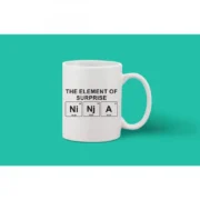 Printed Ceramic Coffee Mug - 1 Pieces, White, 11oz - Image 2