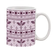 Printed Ceramic Coffee Mug - 1 Pieces, White, 11oz - Image 2