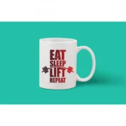 Printed Ceramic Coffee Mug - 1 Pieces, White, 11oz - Image 2