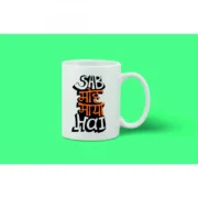 Printed Ceramic Coffee Mug - 1 Pieces, White, 11oz - Image 2