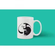 Printed Ceramic Coffee Mug - 1 Pieces, White, 11oz - Image 2