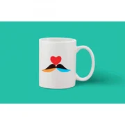 Printed Ceramic Coffee Mug - 1 Pieces, White, 11oz - Image 2