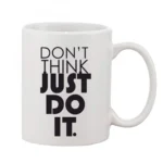Printed Ceramic Coffee Mug - 1 Pieces, White, 11oz