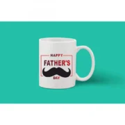 Printed Ceramic Coffee Mug - 1 Pieces, White, 11oz - Image 2
