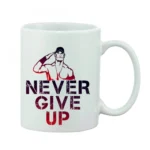 Printed Ceramic Coffee Mug - 1 Pieces, White, 11oz