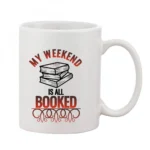 Printed Ceramic Coffee Mug - 1 Pieces, White, 11oz