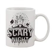 Printed Ceramic Coffee Mug - 1 Pieces, White, 11oz - Image 2