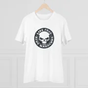 Men's PC Cotton Bike Ride Design Printed T Shirt (Color: White, Thread Count: 180GSM) - Image 3