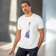 Men's PC Cotton Bengali Designs Printed T Shirt (Color: White, Thread Count: 180GSM) - Image 6