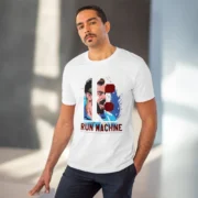 Men's PC Cotton Cricket Design Printed T Shirt (Color: White, Thread Count: 180GSM) - Image 6