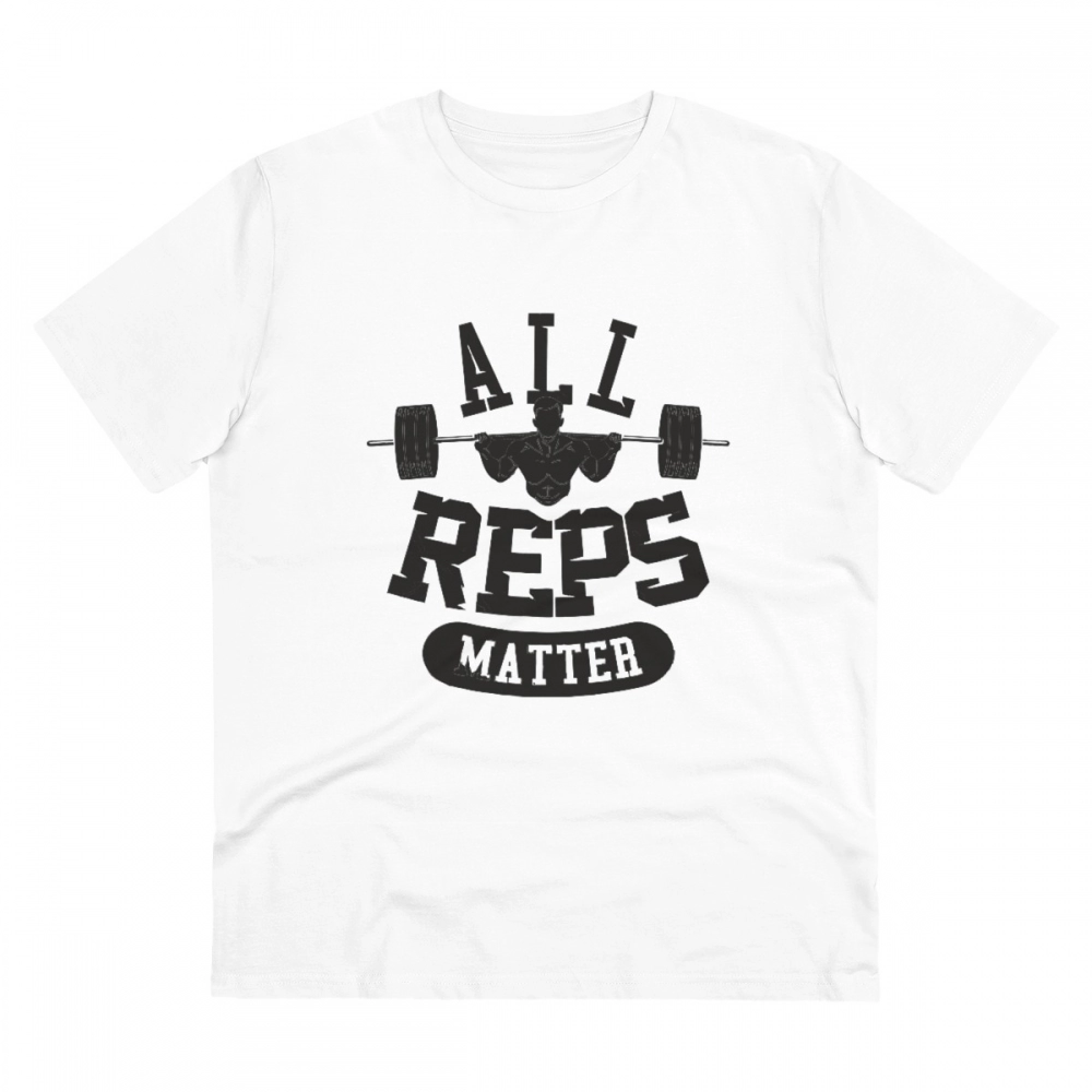 52056146528_a9a44438da_o_d-1000x1000-1.webp Men's PC Cotton All Reps Matter Printed T Shirt (Color: White, Thread Count: 180GSM) - Image 1