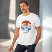 Men's PC Cotton Beautiful Summer Printed T Shirt (Color: White, Thread Count: 180GSM) - Image 6