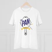 Men's PC Cotton The Pan Pubg Printed T Shirt (Color: White, Thread Count: 180GSM) - Image 3
