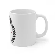 Ceramic 2nd Anniversary Printed Coffee Mug (Color: White, Capacity:330ml) - Image 4