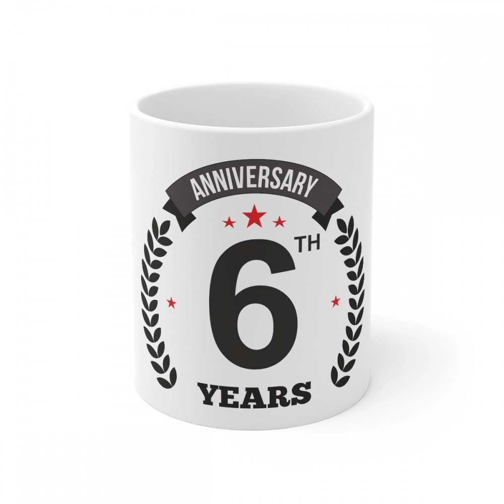 52164833534_7231fa492f_o_d-1000x1000-1.webp Ceramic 6th Anniversary Printed Coffee Mug (Color: White, Capacity:330ml) - Image 1