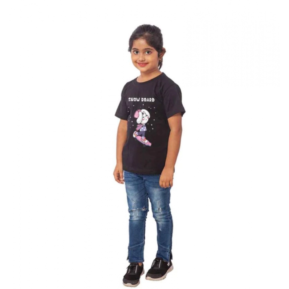 52320474882_856e904e1f_o_d-1000x1000-1.webp Girls Cotton Snow Board Half Sleeve TShirt (Black) - Image 1