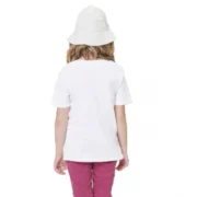 Girls Cotton Akashi Half Sleeve TShirt (White) - Image 2