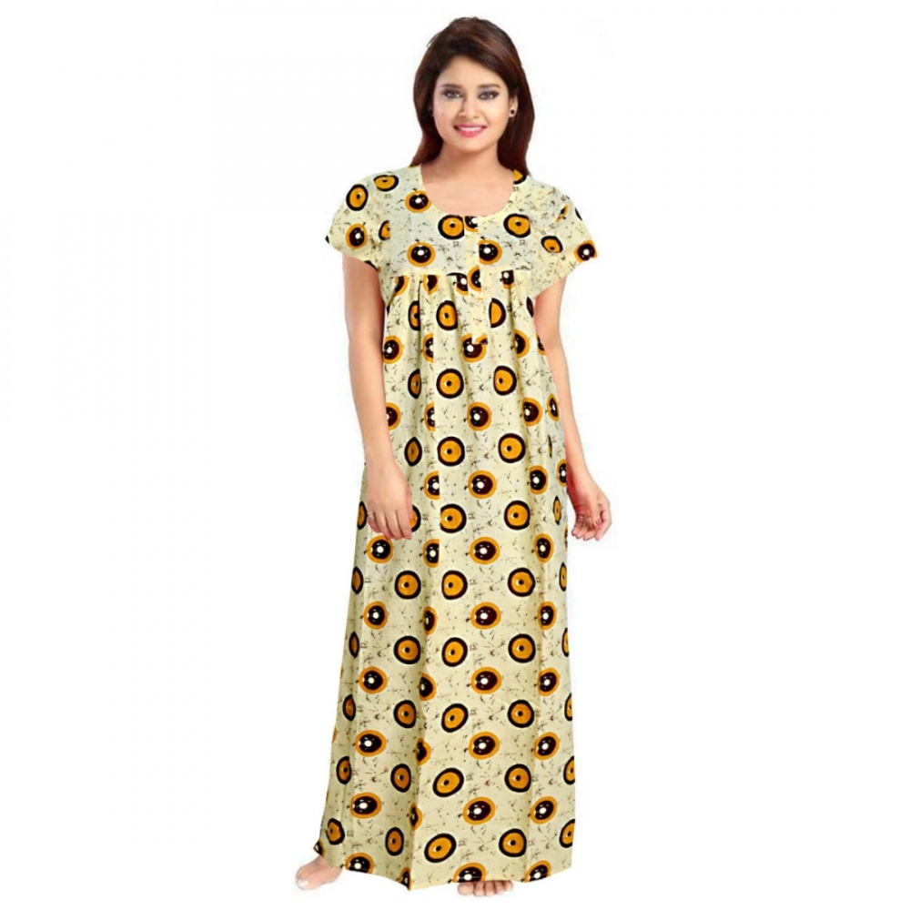 52361612839_8cf03c10c8_o_d-1000x1000-1.webp Women's Cotton Printed Maxi Nighty (Off White) - Image 1