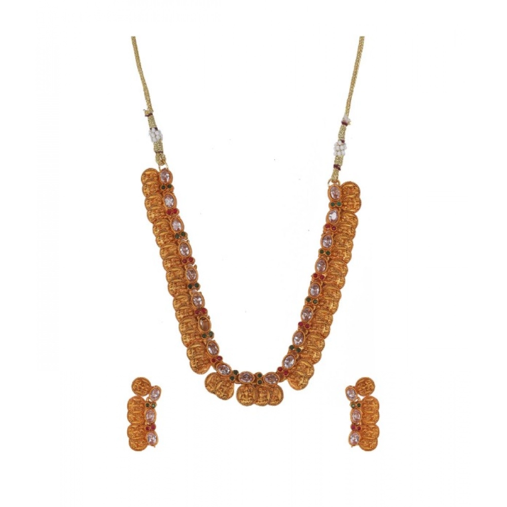 52367614722_4746c246d0_o_d-1000x1000-1.webp Women's Elegent Laxmi Coin Shape Jewellery Chowker Set (White, Free Size) - Image 1