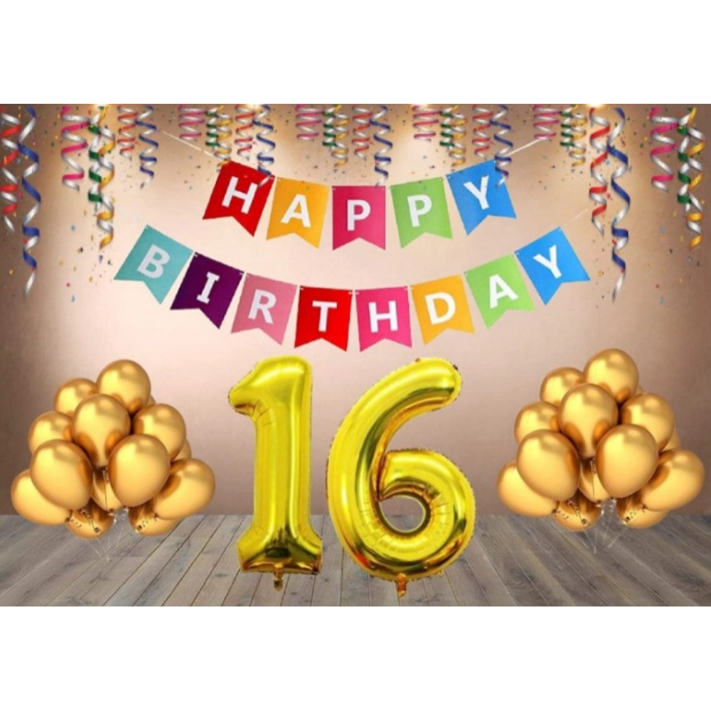 52582660301_f691eb4bcb_o_d-1000x1000-1.webp 16Th Happy Birthday Decoration Combo With Multi Color Banner (Multicolor) - Image 1