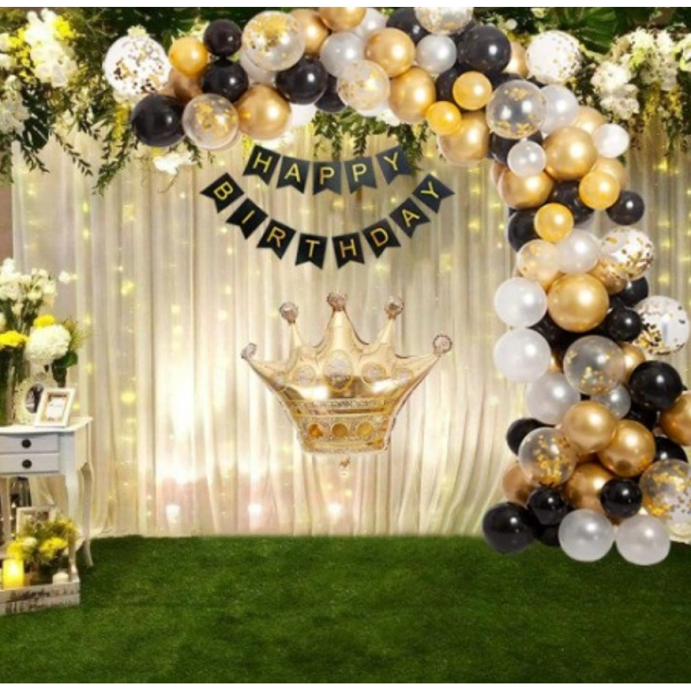 52582906369_2fb06d58c2_o_d-1000x1000-1.webp Black Gold Birthday Party Decoration Set Of Banner And Balloons (Multicolor) - Image 1