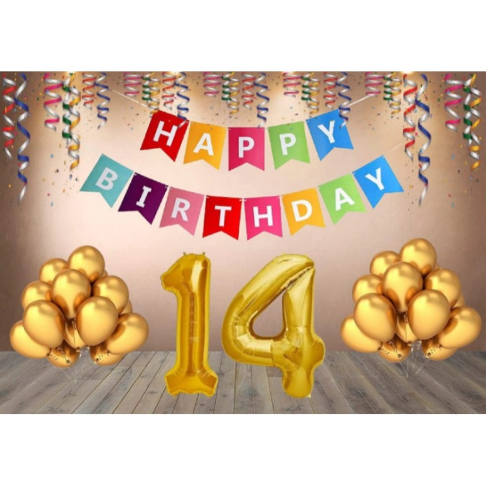 52583091145_47ddfb4dc2_o_d-1000x1000-1.webp 14Th Happy Birthday Decoration Combo With Multi Color Banner (Multicolor) - Image 1