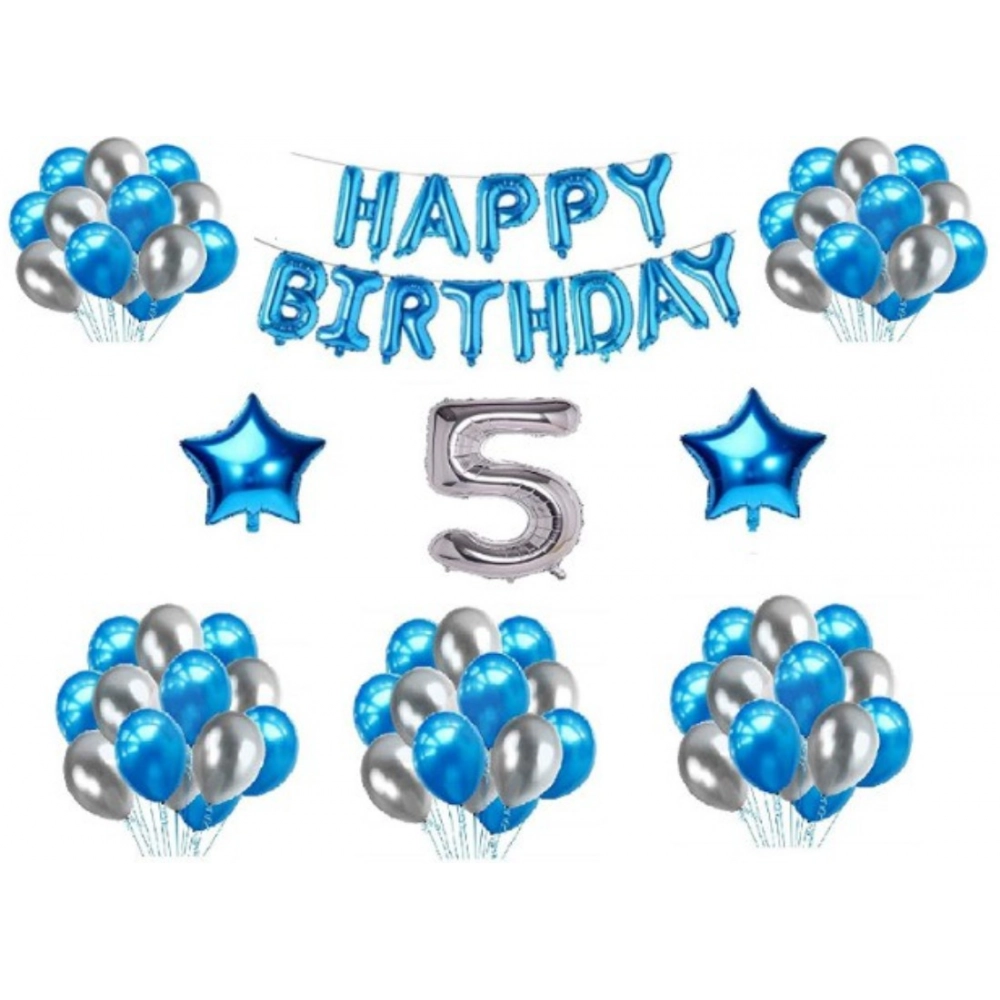 52583164973_7beedc886e_o_d-1000x1000-1.webp 5Th Happy Birthday Decoration Combo With Foil And Star Balloons (Blue, Silver) - Image 1