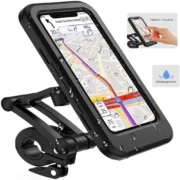 Phone Mount Waterproof Cell Phone Holder 360? Rotation (Black) - Image 2