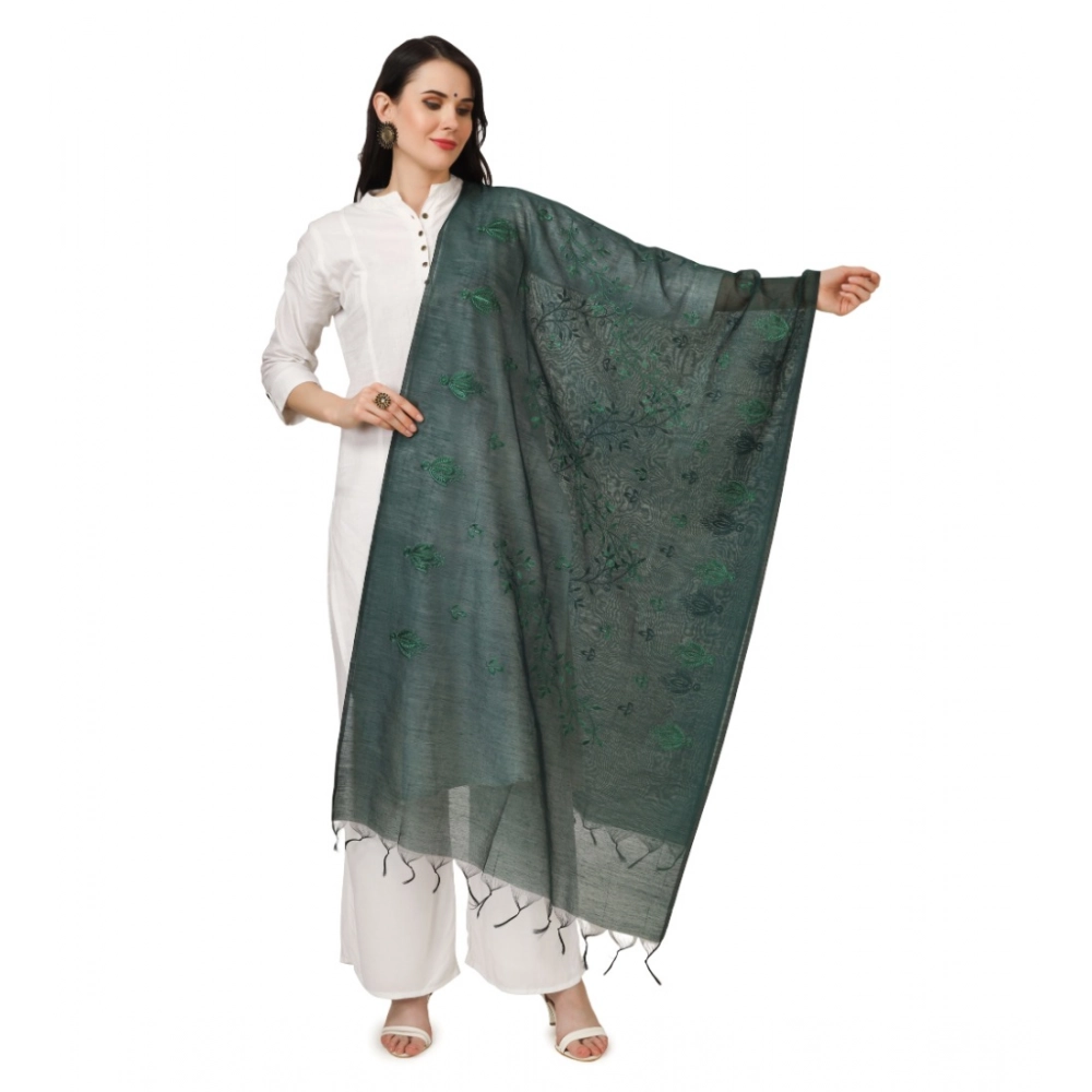 53509243612_e0a0d805db_o_d-1000x1000-1.webp Women's Cotton Embroidered Dupatta (Green, Length: 2.25 to 2.50 Mtr) - Image 1