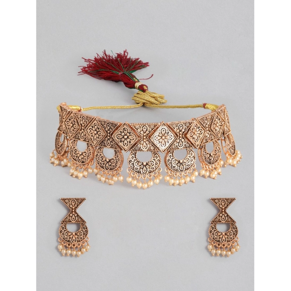 53534146371_b669a98308_o_d-1000x1000-1.webp Women's Rose Gold Plated Alloy Necklace & Earings Set (Gold) - Image 1