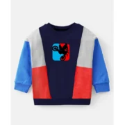 Boy's Casual Full Sleeve Printed Cotton T Shirt With Pant (Blue) - Image 5