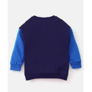Boy's Casual Full Sleeve Printed Cotton T Shirt With Pant (Blue) - Image 2
