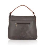 Women's Faux Leather Solid Sling Bag (Green) - Image 4