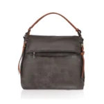 Women's Faux Leather Solid Sling Bag (Green)