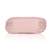 Women's Faux Leather Textured Handbag (Pink) - Image 2