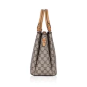 Women's Faux Leather Printed Handbag (Camel) - Image 5