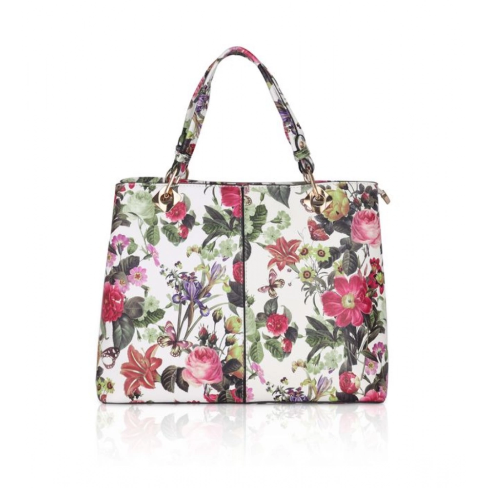 53745237720_5cf2097492_o_d-1000x1000-1.webp Women's Faux Leather Printed Handheld Bag (White Pink) - Image 1