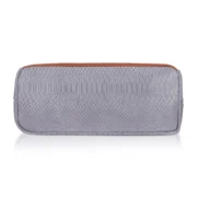 Women's Faux Leather Textured Tote Bag (Blue) - Image 3