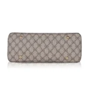 Women's Faux Leather Printed Handbag (Camel) - Image 3