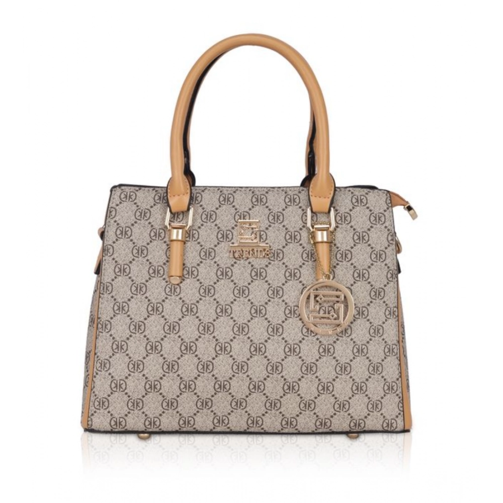 53745242655_9bc316724d_o_d-1000x1000-1.webp Women's Faux Leather Printed Handbag (Camel) - Image 1