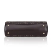 Women's Faux Leather Printed Handbag (Coffee) - Image 2