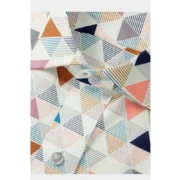 Men's Cotton Blended Printed Full Sleeve Shirt (Multicolor) - Image 2
