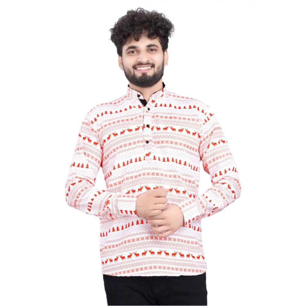 53813337797_acdcdb6192_o_d-1000x1000-1.webp Men's Cotton Blended Printed Full Sleeve Shortkurta (Multicolor) - Image 1