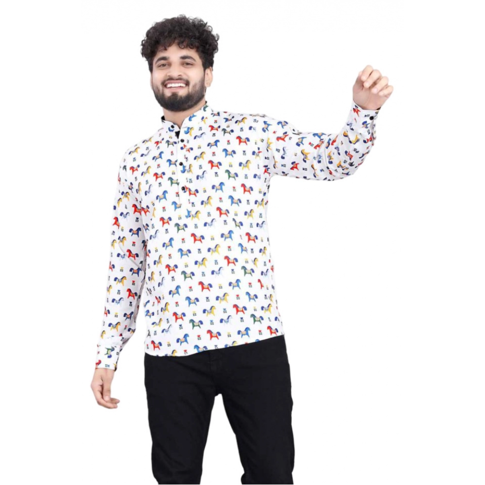 53814506178_92b30aab83_o_d-1000x1000-1.webp Men's Cotton Blended Printed Full Sleeve Shortkurta (Multicolor) - Image 1