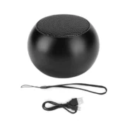 Plastic Rubber Wireless M3 Bluetooth Speaker (Black) - Image 2