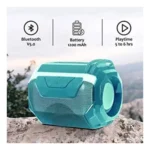 Plastic Rubber Wireless A005 Bluetooth Speaker (Sky Blue) - Image 3