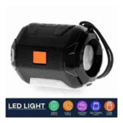 Plastic Rubber Wireless A005 Bluetooth Speaker (Black) - Image 3