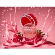 Unisex Herbal Dark And Chapped Lips Strawberry Lip Balm (10gm) - Image 2