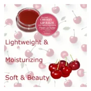 Unisex Herbal Dark And Chapped Lips Cherry Lip Balm (10gm) - Image 3