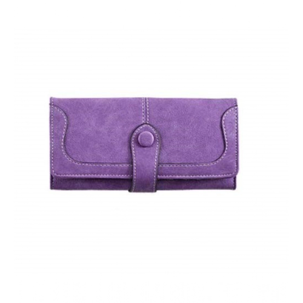 54249596126_8573af5418_o_d-1000x1000-1.webp Women's Faux Leather Medium Snap Button Wallet (Purple) - Image 1